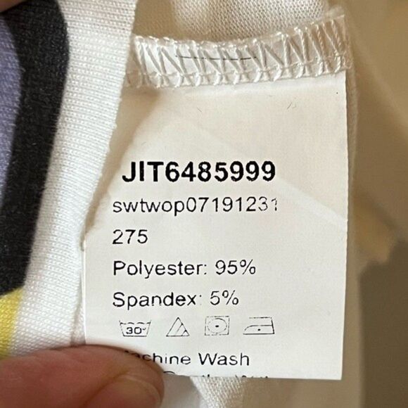 SHEIN White West Coast Graphic Crop Top Size Large - Picture 5 of 5